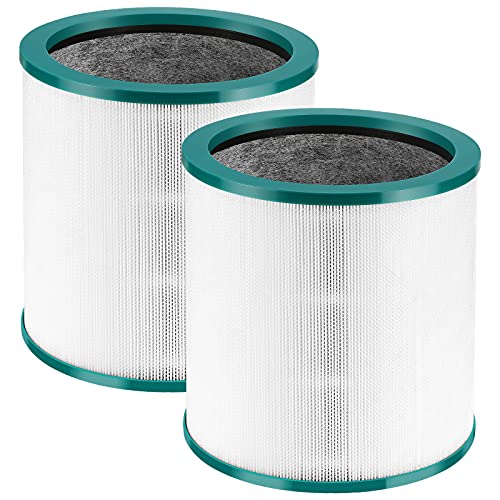 TP01 True HEPA Replacement Filter Compatible with Dyson Tower Purifier Pure Cool Link TP01, TP02, TP03, AM11, BP01 Models, Compare to Part # 968126-03, 2 Pack