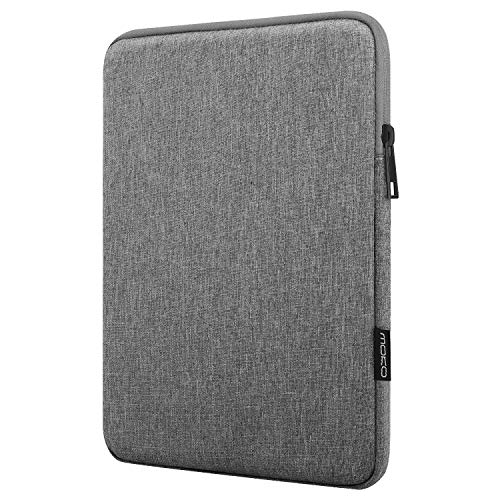 MoKo 7-8 Inch Tablet Sleeve Bag, Polyester Pouch Cover Case Fits iPad Mini (6th Gen) 8.3' 2021, iPad Mini 5/4/3/2/1, Samsung Galaxy Tab S2 8.0, Tab A 8.0, ZenPad Z8s 7.9 - Light Gray