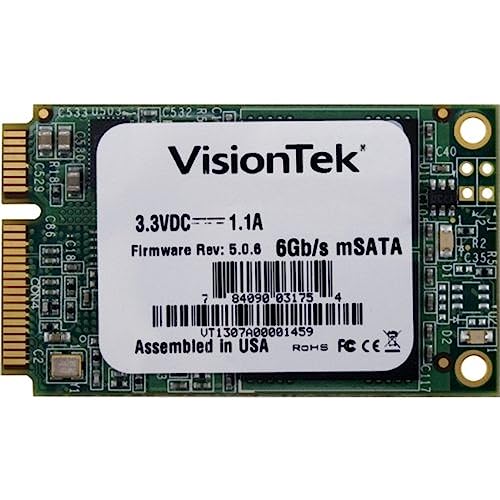 VisionTek 480GB mSATA SATAIII Internal Solid State Drive - 900613