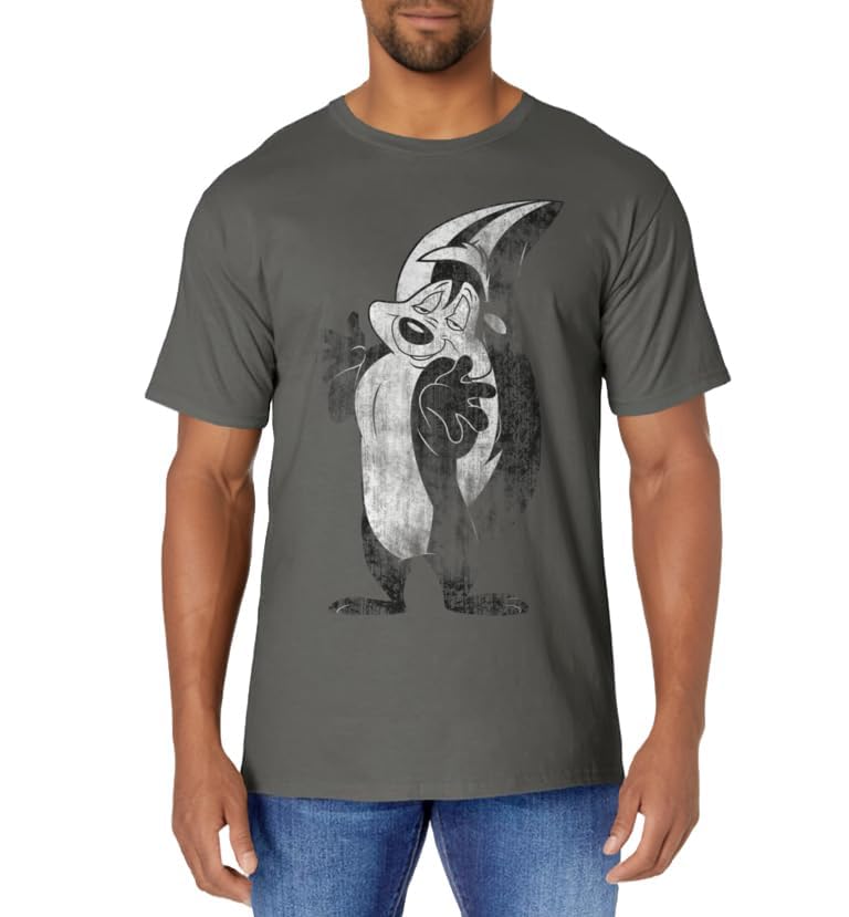 Looney Tunes Pepe Le Pew Retro Portrait T-Shirt