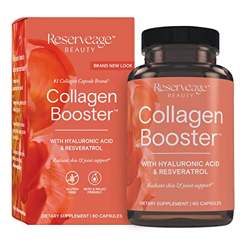 Reserveage Beauty, Collagen Booster, Collagen Supplement for Skin Care and Joint Health, Supports Healthy Collagen Production for Men & Women, 60 Capsules (30 Servings)
