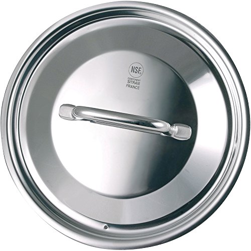 Sitram Catering 9.5-Inch Commercial Stainless Steel Lid