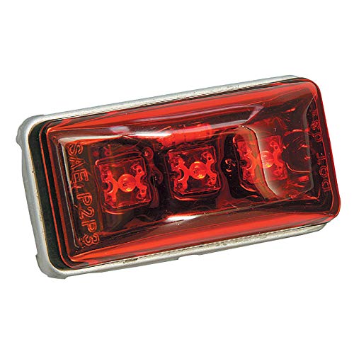 Fulton Wesbar 401566 Waterproof LED Clearance Light, Red