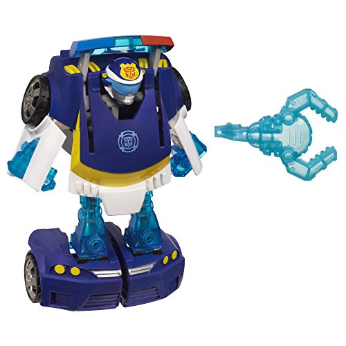 Transformers Playskool Heroes Rescue Bots Energize Chase the Police-Bot Action Figure, Ages 3-7 (Amazon Exclusive)