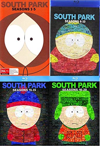 South Park: Seasons 1-20 (Blu-ray 4-Pack: Seasons 1-5; Seasons 6-10; Seasons 11-15; Seasons 16-20)