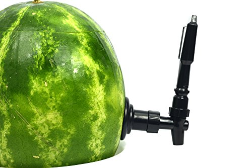 Unido Box Watermelon DIY Keg Tap Kit with Coring Tool, Pumpkin, Large Fruit Beverage Dispenser Spout Cocktail Party Hosting