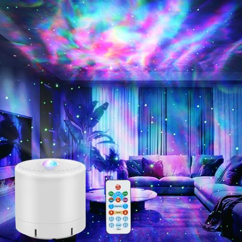 HERHOTER Galaxy Projector,Star Projector with Timer and Remote Control for Adults Bedroom Decoration, Valentine's Day, Party, Birthday,Star Night Light