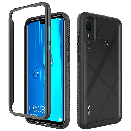 QiongNi Case for Huawei Y9 2019 Case Cover,Anti-Fall and Shock-Absorbing Protective Cover Case for Huawei Y8S JKM-LX1 JKM-LX2 JKM-LX3 / Enjoy 9 Plus JKM-AL00b / Y9 2019 JKM-L21 JKM-L22/L23 Case Black