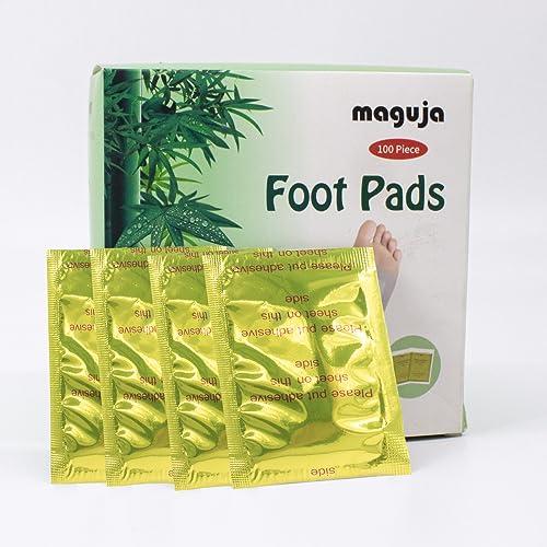 maguja Foot Pads(100Pads) Ginger Foot Pads Foot Patch 100 Adhesive Sheets Suitable for Travel or Home Use