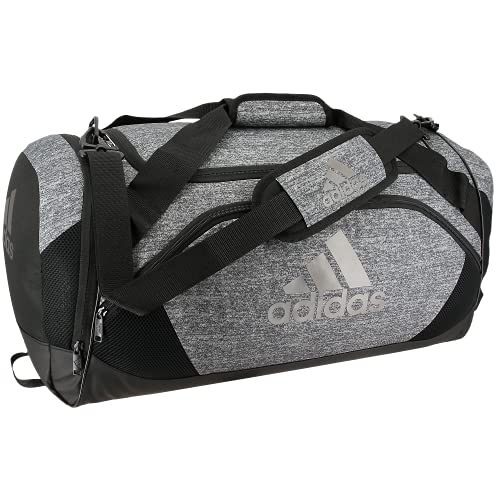 adidas Team Issue 2 Medium Duffel Bag Jersey Onix Grey, One Size