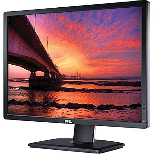 Dell UltraSharp U2412M Monitor, Black IPS Panel, 24' 8ms Pivot, LED Backlight Widescreen LCD, DisplayPort, VGA, DVI-D, 4 USB 2.0, 1920 x 1200 (Renewed)