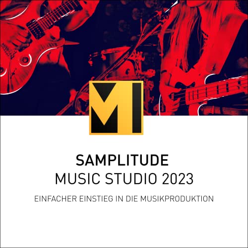 SAMPLITUDE Music Studio 2023 - The complete studio for composing, recording, mixing and mastering | Audio Software | Music Program | Windows 10/11 PC | 1 license