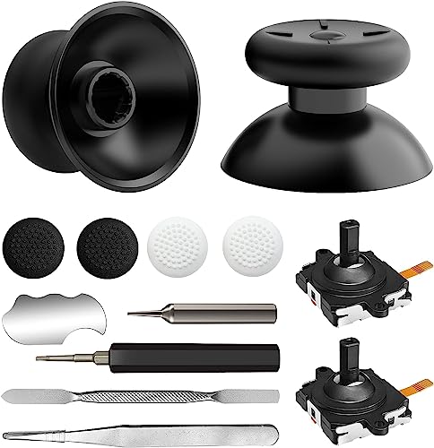 Replacement Kit for Oculus Quest 2 Controller/Meta Quest 2 Controller (13-in-1), DUXICEPIN Joysticks, Thumbstick, Screwdriver, Tweezer & Pry Tool-Ultimate Meta Quest 2 Controller Accessories