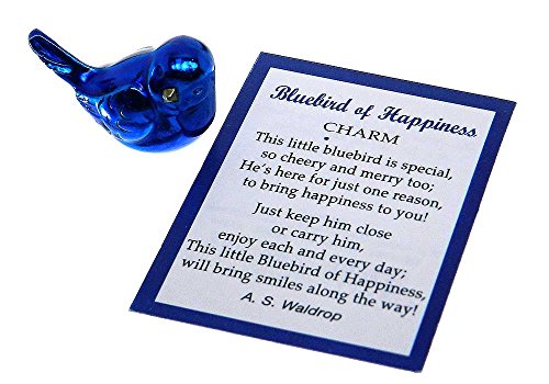 Ganz Bluebird of Happiness Pocket Charm with Story Card,One Size