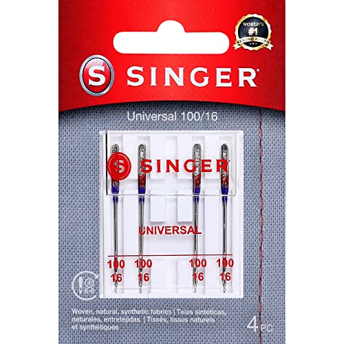 SINGER Heavy Duty Sewing Machine Needles, Size 100/16-5 Count