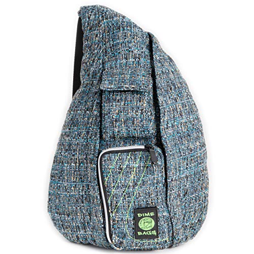 DIME BAGS Slinger Crossbody Bag | Premium Over the Shoulder Sling Bag | Cross Body Strap Back Pack (Glass)