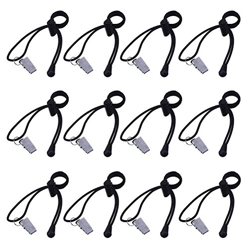 Backdrop Background Clips Holder for Photo Video Studio, 12 Pack, Black