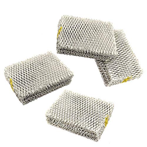 HQRP 4-pack Humidifier Wick Filter fits Hunter 31941 94124 Replacement fits Hunter 33201, 33202, 33204, 33222, 33223 Humidifiers