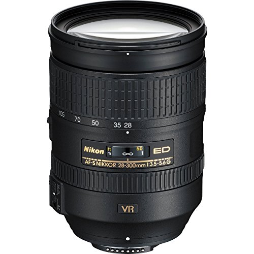 Nikon AF-S FX NIKKOR 28-300mm f/3.5-5.6G ED Vibration Reduction Zoom Lens with Auto Focus for Nikon DSLR Cameras
