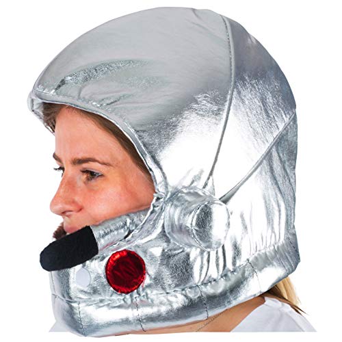 Tigerdoe Astronaut Helmet - Space Helmet - Soft Metallic Astronaut Helmet - NASA Astronaut Costumes - Space Party