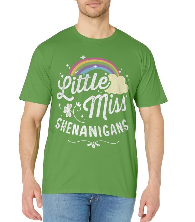 Little miss shenanigans for girls and women St Patricks day T-Shirt