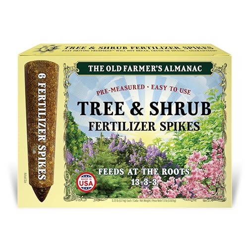 The Old Farmer's Almanac Tree & Shrub Fertilizer Spikes (Box of 6 Spikes - 1.5 Lbs)