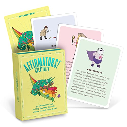 Affirmators! Creativity Deck: 50 Affirmation Cards to Help You Help Yourself - Without the Self-Helpy-Ness (50 Cards)