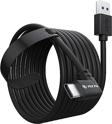 YRXVW Link Cable 16FT for Meta Oculus Quest 3/2/Pro, High-Speed Data Transfer Charging Cord Cable, USB 3.2 A to C Charger Wire for Oculus Quest VR Headsets Gaming PC/Steam VR (10FT)