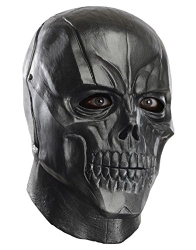 Rubie's mens Arkham City Adult Deluxe Overhead Latex Black costume masks, Multi, One Size US