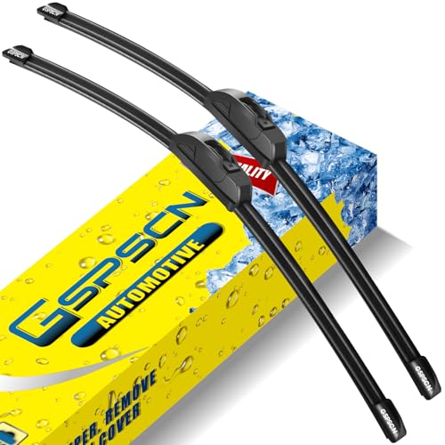 GSPSCN OEM QUALITY 26''+16'' Premium Original Replacement Windshield Wiper Blades,Quiet and Durable Stable High Performance All-Season Auto Wiper Blades for J Hook (Pack of 2)