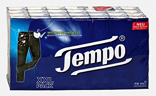 Tempo Classic Tissues 56 x 10 Tissues, (56 Packs) by Tempo