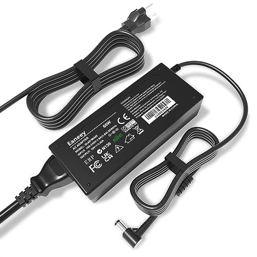 Eaneey 19V Adapter for LG Monitor 34' 32' 29' 27' 24' 23' 22' 20' 19' UltraWide IPS Curved LED 4K UHD LCD Widescreen Monitor 65W Power Supply Cord for LG LED 34UM69G-B 34UC99-W LG 32UD99 ADS-25FSG-19W