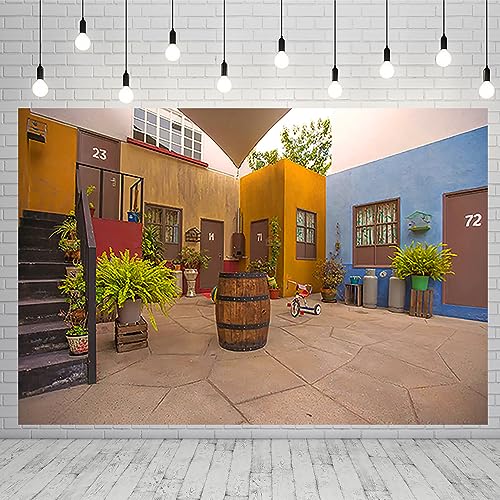 Mexican Living Backdrop for El Chavo Del Ocho Birthday Party Supplies 59x38in Cartoon Banner for Baby Shower Birthday Party