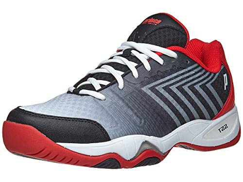 Prince T22 Lite Bk/Wh/Rd Men's Shoe 10.0 Black/White/Red