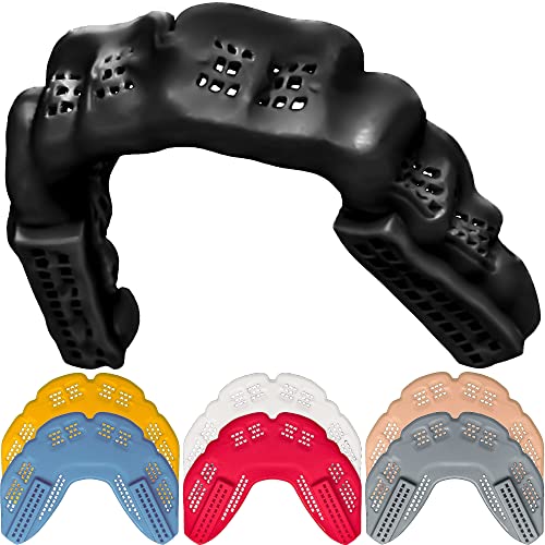 Bulletproof World’s Thinnest Braces Mouthguard is 3X Stronger! Sports Mouthpiece Mouth Guard for Braces Football Basketball Lacrosse Wrestling Hockey