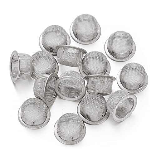 Stanker 15pcs 0.5 Inch Premium Diameter Stainless Steel Pipe Screens with Storage Box