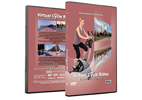 Virtual Cycle Rides DVD - Istanbul, Turkey - for Indoor Cycling, Treadmill and Jogging Workouts