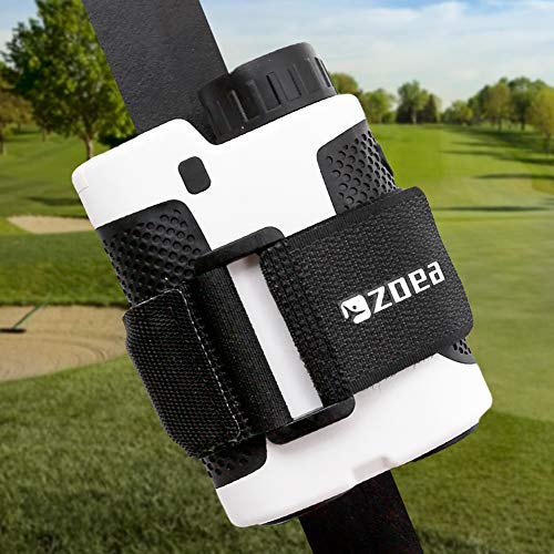 ZOEA Magnetic Rangefinder Mount Strap for Golf Cart Railing, Adjustable Rangefinder Mount/Holder/Strap/Band with Strong Magnet Securely Attach to Most Rail/Bar/Frame of Golf Cart (1.5)