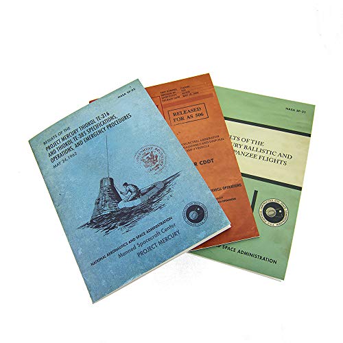 NASA Vintage Documents Softcover Journals - Set of 3