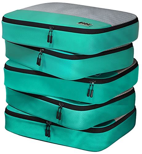 Large Packing Cubes for Suitcases - 5 Pcs set of Packing Cubes for Travel - Packing Cubes for Carry on Suitcase Organizer Bags - Travel Cubes Travel Organizer Bags for Luggage