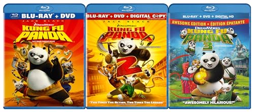 Kung Fu Panda 1-3 (Blu-ray + DVD) (3-Pack)