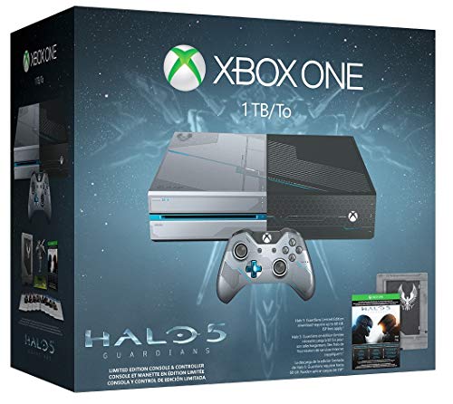 Xbox One 1TB Console - Limited Edition Halo 5: Guardians Bundle (Renewed)