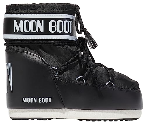 Moon Boot, Icon Low Nylon Unisex Boots, 42/44, Black