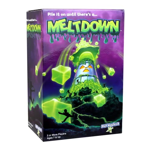 Meltdown Family Game -- Add Cubes Without Letting Them Fall! -- Ages 7+
