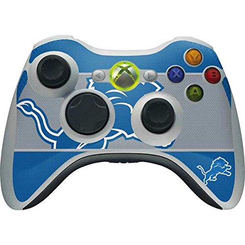 Skinit Decal Gaming Skin Compatible with Xbox 360 Wireless Controller - Officially Licensed NFL Detroit Lions Zone Block Design