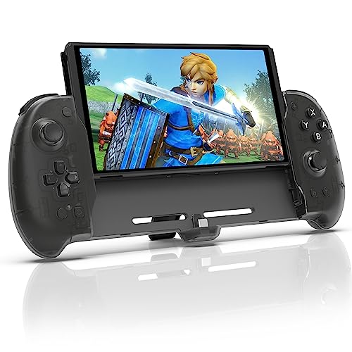 Dobe Switch Controller for Nintendo Switch/OLED - One-Piece Joypad Switch Pro Controller for Handheld Mode, Ergonomic Handheld Switch Grip Controller with 6-Axis Motion Control, Turbo & Mapping