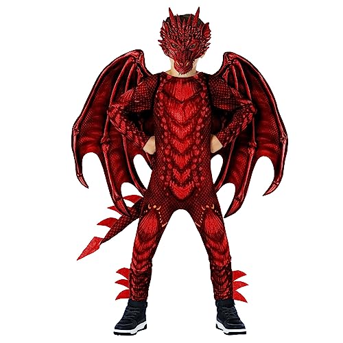 Morph Red Dragon Costume Kids Dragon Costumes For Boys Halloween Costumes For Boys Kids Dragon Costume Boys Dragon Costume Kids Girl L