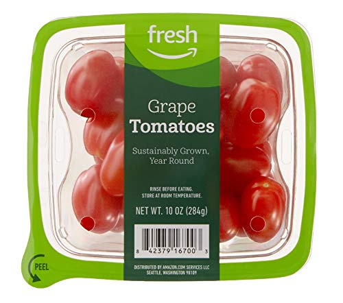 Amazon Fresh Brand, Grape Tomatoes, 10 Oz