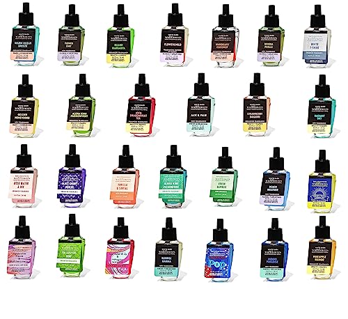 Bath And Body Works Wallflower Fragrance Refill (Assorted, Pack Of 6)