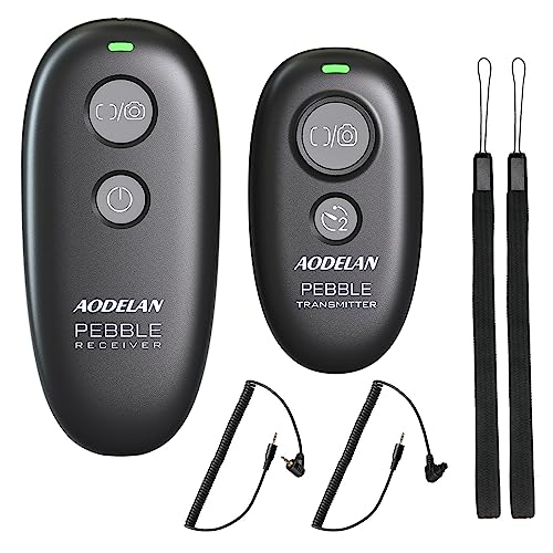 Camera Wireless Shutter Release Remote Control for Canon EOS R5 C, R3, R6, 5D, For Fujifilm GFX 50S II, for Olympus E-M1 Mark III, E-M5 III;Replaces Canon TC-80N3, RS-60E3, Fuji RR-100, Olympus RM-CB2